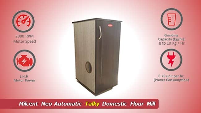 Milcent Neo Automatic Talky Domestic Flour Mill review