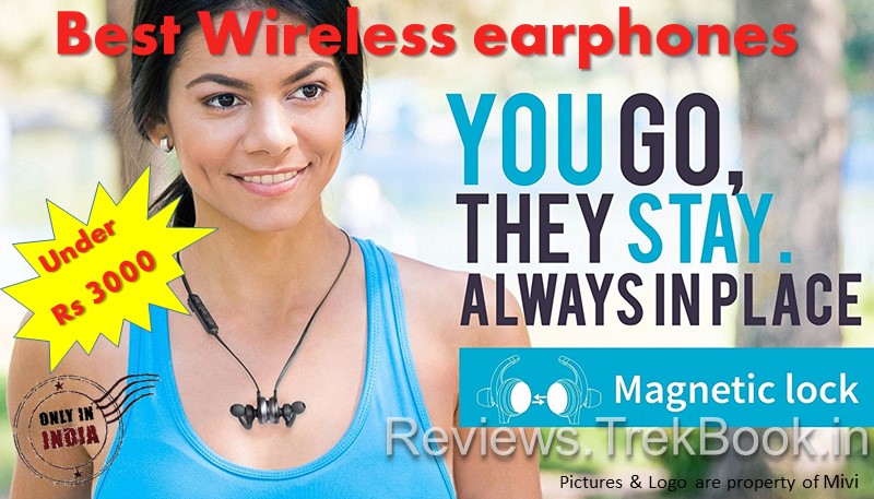 Best Wireless earphones under Rs 3000 in India