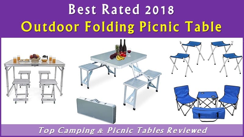 Best Outdoor Portable Folding Picnic Table & Chairs with Umbrella review