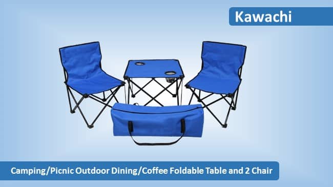 Kawachi Camping Picnic Outdoor Foldable Table and Chair Review
