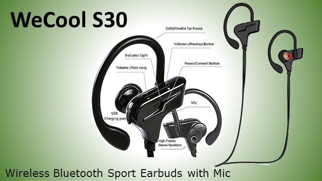 WeCool S30 Wireless Bluetooth Earphone with Mic review