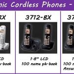 Panasonic Cordless Phones KX-TG comparison & review